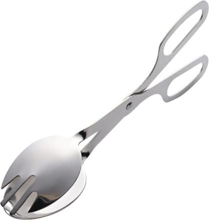 Alipis Stainless Steel Salad Tong and Bread Tong 10 Inch Kitchen Serving Clip Food Clamp for Buffet and Bakery Supplies