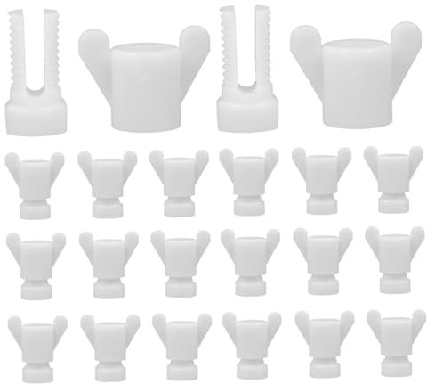 OFFSCH 30stücke Teiliges Sortimentsset Aus Kunststoffschrauben Und Muttern Für Gewächshäuser Pflanzengärtnerei Lüftungsfenster Geflügelfarmen Befestigungselemente