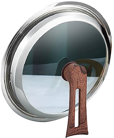Garneck Universaltopfdeckel Runder Deckel Aus Pfannendeckel Für Küchenkochgeschirr Ersatz Zum Braten Und Kochen Hitzebeständig Und Praktisch