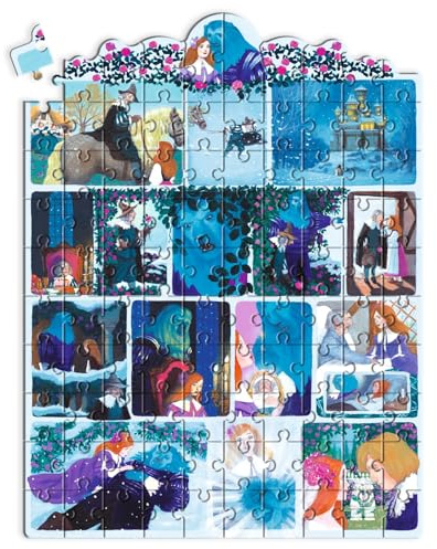 Djeco Puzzle Die Schöne und das Biest - 100 Teile - FSC Mix Karton