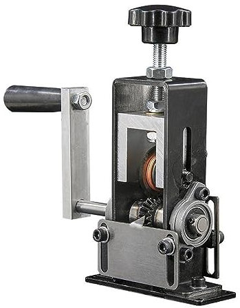 Máquina peladora de Cables, alicates Pelacables manuales, máquina peladora de Cables portátil para el hogar, Herramienta Pelacables Manual, Pelacables de Cobre con manivela (Color: Juego EST