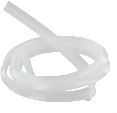 ZYWUOY Silikon-Gummi-Türdichtungsstreifen für Glastür, Schiebetür, 2 m Länge (8 mm)