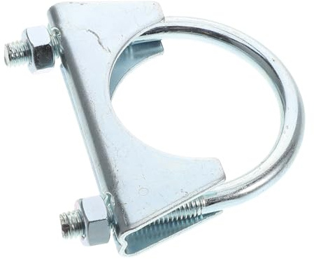DONFAMDS Abrazadera de Tubo Tipo Escape, Acero al Carbono, Fijación Estable y Resistencia al Desgaste para Tuberías y Tubos Redondos