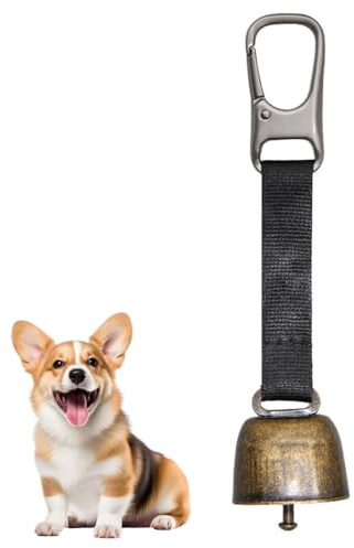 DONGKER Vintage Kuhglocke, 1 Stuck Ziegenglocke mit Schnellverschluss, Bauernhof Laute Metall Glocken für Rinder, Kuh, Pferd, Schafe, Hunde und Katzen