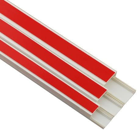 YCCYHQ Protection Cable Exterieur de 10 M pour Sol, Gaine en PVC Robuste, Goulotte Passe Cable, Empêche Les Chutes pour la Maison, Le Bureau ou l'extérieur