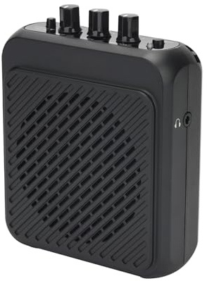 Generic Amplificador de Guitarra Eléctrica, Mini Altavoz BT Clean OD 3W Recargable 2 Modo, Monta de Cintura para Principiantes