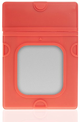Poppstar Custodia per HDD Esterno da 2,5, Rosso