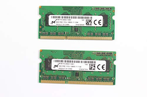 Micron MT8KTF51264HZ-1G6N1 4GB (1 x 4GB) DDR3L 1600MHz Memory Module Non-ECC 204-pin SO-DIMM Memory Module (Green)