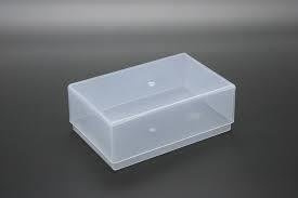 10 x Business Card Plastic Boxes/Craft Boxes - 97mm x 62mm x 36mm