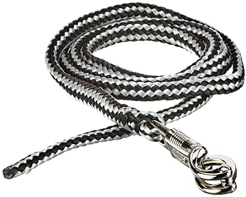 Kerbl Strick Führstrick Classic mit Panikhaken, Schwarz, 32146