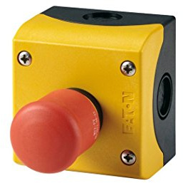Eaton 216524 not-Halt/aus-Taste, D = 38 mm, Zugentriegelt, unbeleuchtet, 2 Öffner, Aufbau