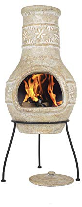 Chimenea Mexicana de Arcilla, Flor, Medio