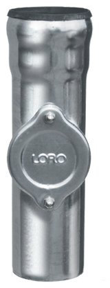 LORO-X Reinigungsrohr m. Steckmuffe DN 50, Öffnung rund, fvz.