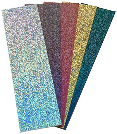 efco Wachsplatten Set 5 200 x 50 x 0,5 mm 5 Stück Glimmer Sortiert