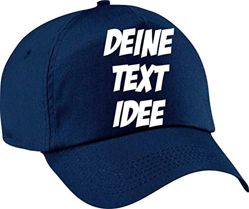 Shirtinstyle Basecap, mit deinem Wunschtext veredelt, Mütze Kappe Hut Cap