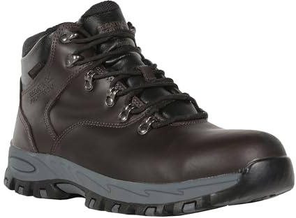 Regatta Professional Men's Gritstone Safety Hiker Boots, Peat, 6 UK