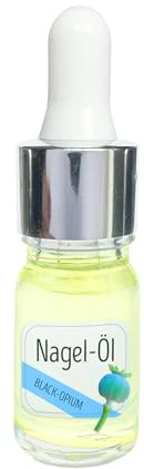 KM Nails Nagelöl Black Opium 15ml im praktischer Pipetten Flasche ohne Paraffin