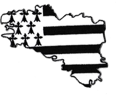Patche Écusson Bretagne Pays Patch Brodé Thermocollant Breton