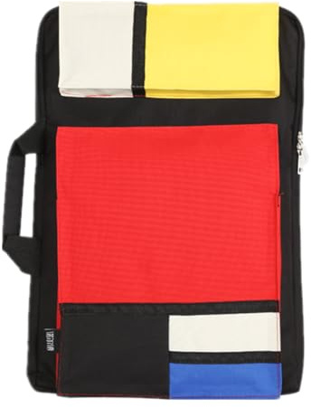 SJTJSPX Borsa da disegno A2/A3 Custodia a portafoglio Artista, borsa da trasporto per tavolo da disegno impermeabile, borsa di immagazzinaggio in tela portatile borsa da schizzo pittura tote