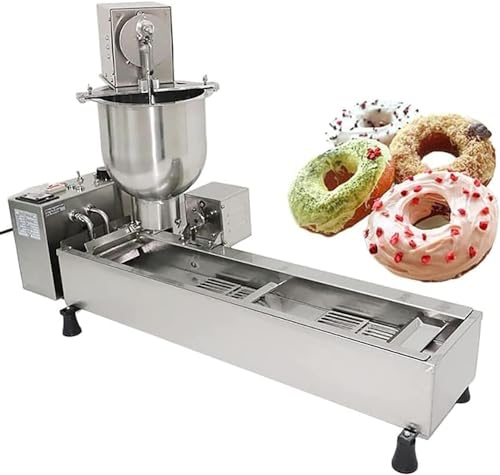 Macchina automatica for fare ciambelle, macchina for ciambelle con tramoggia da 7 litri, controlla facilmente la temperatura dell'olio e il tempo di frittura, risparmiando notevolmente tempo ed energi