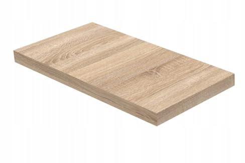 Küchenarbeitsplatte 30 cm - robust - mit Abgerundeter Vorderkante - widerstandsfähiger Oberfläche - Laminat auf der Rückseite - Arbeitsplatte Sonoma Eiche 3025