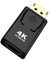 JIEYUCHU 4K Adaptateur DisplayPort vers HDMI, Adaptateur Displayport Mâle vers HDMI Femelle Compatible avec Ordinateur De Bureau/Pc De Bureau/Pc/Moniteur/HDTV