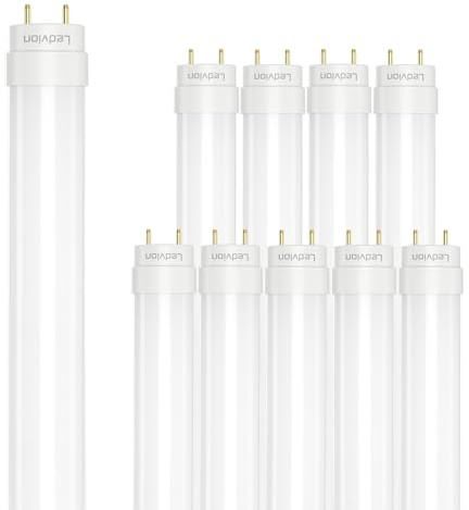 Ledvion - 10X LED TL-Röhre 150CM inkl. LED-Starter, 22W, 6500K, 100lm/W, 30.000 Betriebsstunden