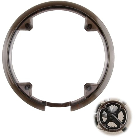 RJLLKD Universal 4 Holes Bicycle Sprocket Cover for 42 Zähne, Kunststoff Bicycle Chain Guard Ring Kettenschutz Fahrrad Zoll Bike Chainring Protection Kettenschutzscheibe für Mountain Bike(Black)