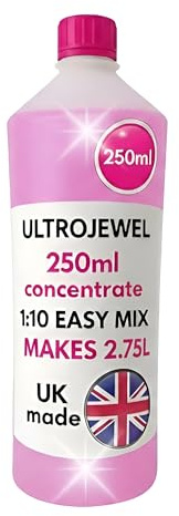 Allendale Ultrasonics Ultrasonic Jewellery Cleaner - Professional Jewellery Cleaning Solution for Gold, Silver, Watches & Glasses - Ultrasonic Cleaning Fluid, Made in Britain