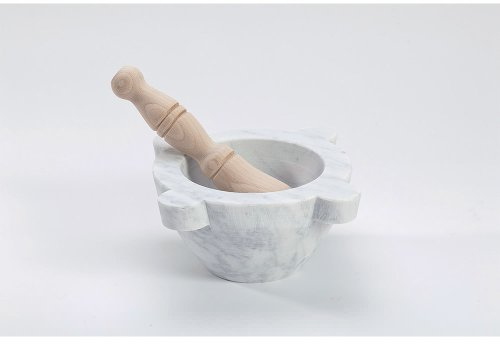 LE PIETRE - MORTIER MARBRE PILON BOIS 20CM