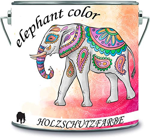 elephant color Träskyddsfärg trälack trälasyr väderbeständigt långvarigt skydd väderskyddsfärg (100 ml, sötrum)