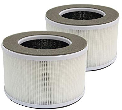 PUREBURG PB-P03F Replacement True HEPA Filters Compatible with Pro Breeze PB-P03 4-in-1 Air Purifier,2-Pack, H13 Activated Carbon 2-in-1