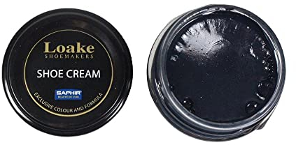 Loake marineblaue creme politur von Saphir - exklusive Farbe und Formel Navy