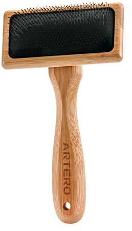 ARTERO Nature Collection Protected Pin Slicker Brosse pour animaux de compagnie Marron Tous types de poils Unisexe 1 pièce