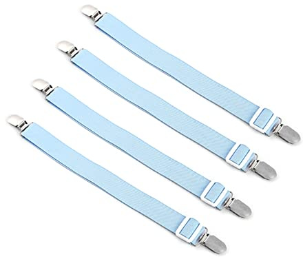 Tendeur Drap Housse 4pcs Réglable ELASTILATILATE DE COUPE DE COVIER PORTE PORTE PLATE DE LIGHT FEUILLE DE LIGHTS STRATS POIGNES DE CORPS DE CORDON DE CORDON DE CORP Clips de Housse de Couette ( Size :