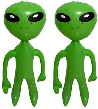 Dozer 2er-Pack aufblasbare Aliens 64 cm grün, X99062