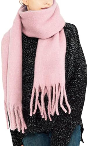 LUCKKY Fashion Imitation Wool Scarf, Mode Nachahmung Wolle Schal, Damen Wollschal, Winter Warm Schals für Damen, Weiche Dicke Tücher Und Wraps