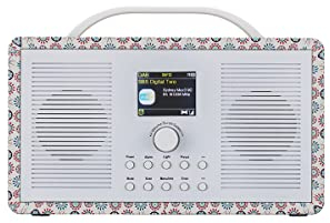 ALANO FM / Dab Radio / Bluetooth / AUX IN Radio Digital Dab Tragbares Dab Radio mit 2.4 TFT Farbdisplay und Dual-Alarm-Modus, Dab Radio im Retro-Design für Garten und Küche