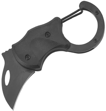 SpetngSake Schlüsselanhänger Messer Outdoor,Klappmesser Klein,Taschenmesser Schlüsselanhänger Tragbare,Mini Taschenmesser,gürtelmesser Metall,Messer mit Karabiner,für Männer oder Frauen