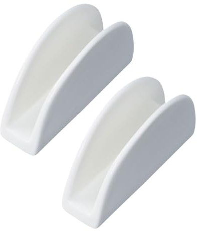 Anneome 2stücke Dekorativer Keramik Serviettenhalter Für Tisch Küche Party Praktische Servietten Aufbewahrungshalter Mit Glatten Linien Platzsparend Und Stilvoll