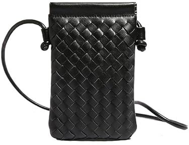 Dasellfa Borsa Tracolla Donna Porta Cellulare, Porta Cellulare da Collo, Portacellulare da Collo Donna, Mini Borsa a Tracolla Cinghie Regolabili Staccabili, Borsa Tracolla Donna Piccola (black)