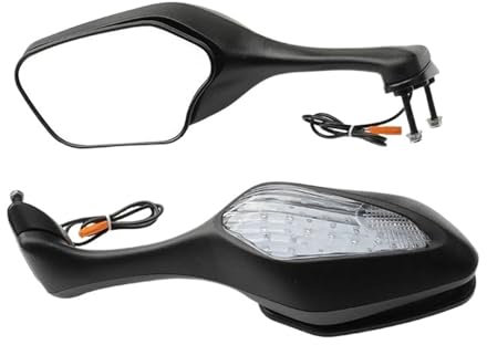 Lenkerendenspiegel Motorrad Motorrad Rückspiegel Blinker Für CBR1000RR CBR 1000 RR 2008-2016 Ansicht Spiegel Mit Blinker Licht Chopper Spiegel(A)