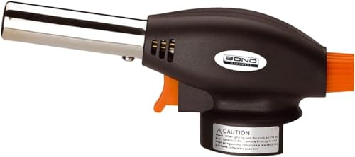 Blow Torch Only (No Gas Included) – Auto Ignition, Adjustable Flame, Kitchen Blow Torch with Heat Capacity of Upto 1300° C, Flamethrower Soldering Torch Lighter for Camping, Cooking, Kitchen & BBQ