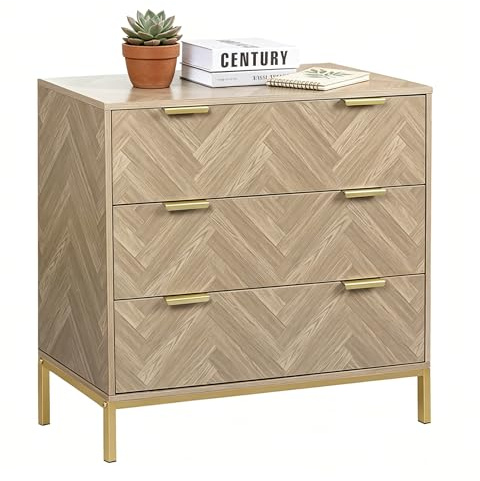 Yvsevnr Kommode Schlafzimmer, Kommode mit Schubladen, Holz Kommoden mit Viel Stauraum, Schubladenkommode für Schlafzimmer, Wohnzimmer, Flur, Büro, 80 x 40 x 75 cm