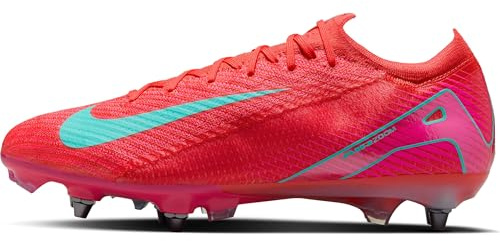 Nike Mercurial Vapor 16 Elite Botas de fútbol de Perfil bajo SG-Pro, Soccer Shoe Hombre, Ember Glow/Aurora Green, 40 EU