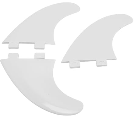 Masyrt 3Pcs Surfbrett Thruster Flossen Set PVC Surf Fin Links Rechts Mitte Surfen Longboard Shortboard Zubehör