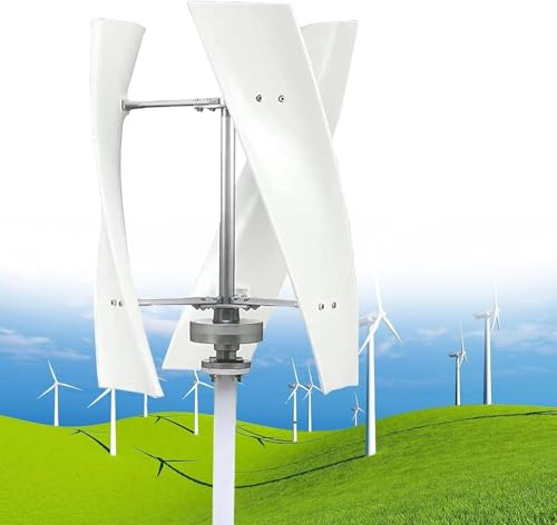 Aerogeneradores 16000W 20000W Sin Ruido Generador de turbina eólica Vertical, Aerogenerador de levitación magnética con Controlador MPPT para Molino de Viento Verde(16000W,12V)