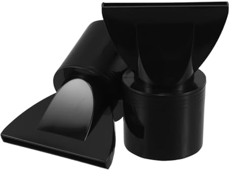 COLLBATH 2pezzi Diffusore per Capelli Concentratore Accessorio per Asciugacapelli in Plastica Ugello Terminale per Styling Precisione Sostituzione per Salone e Casa Design Leggero