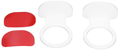 GUOHOQIX Ball-Präsentationsständer für Tennis, Baseball, Softball, hochstabiler Halter mit robuster, langlebiger Konstruktion, einfaches, großzügiges Design für die (Weiß, 2er-Pack)