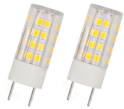 DLEDMOP Bombilla LED G8 5W Bombilla de luz de base bi-pin G8 Ac 120v Blanco frío Bombillas 6000k para luz debajo del gabinete, iluminación de cocina debajo del mostrador (5W-2PCS / Blanco frío)